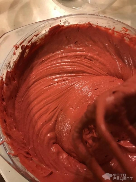 Рецепт: Торт "Красный бархат" - в духовке