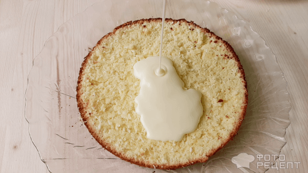 Рецепт: Торт "Кокосовый рай" - с кокосовой стружкой