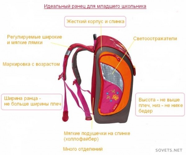 Как выбрать рюкзак для первоклассника