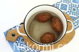 Картошка с брокколи в духовке