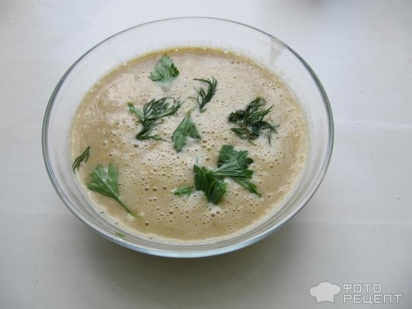 Рецепт: Суп-пюре грибной с сыром - диетический