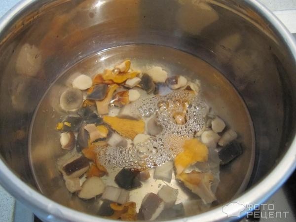 Рецепт: Суп-пюре грибной с сыром - диетический