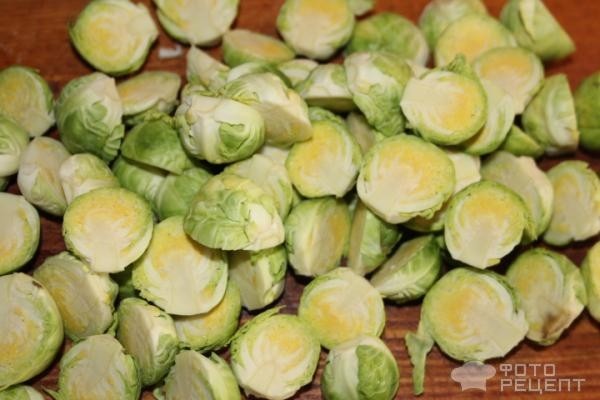 Рецепт: Брюссельская капуста тушеная по-итальянски - в мультиварке