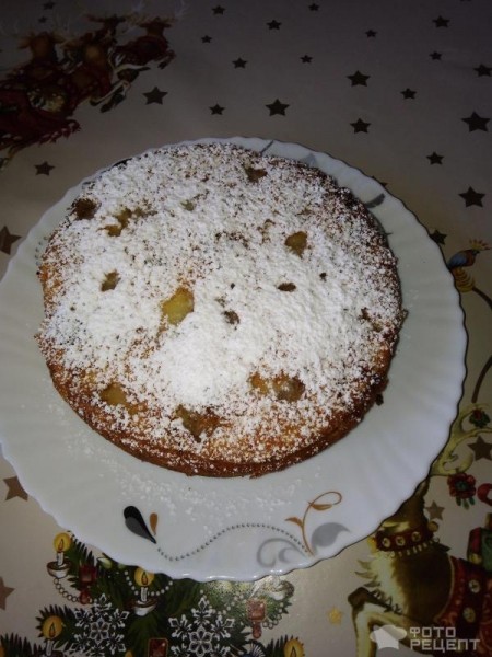 Рецепт: Бисквит "Шарлотка" - "из остатков"