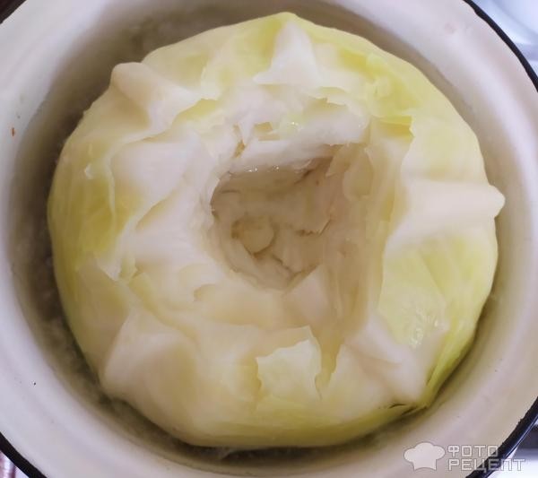 Рецепт: Постные голубцы - по-домашнему