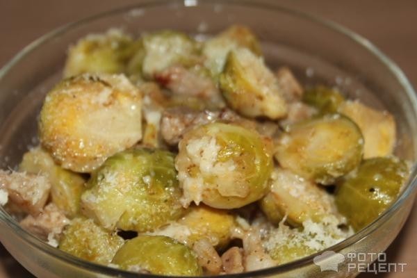 Рецепт: Брюссельская капуста тушеная по-итальянски - в мультиварке