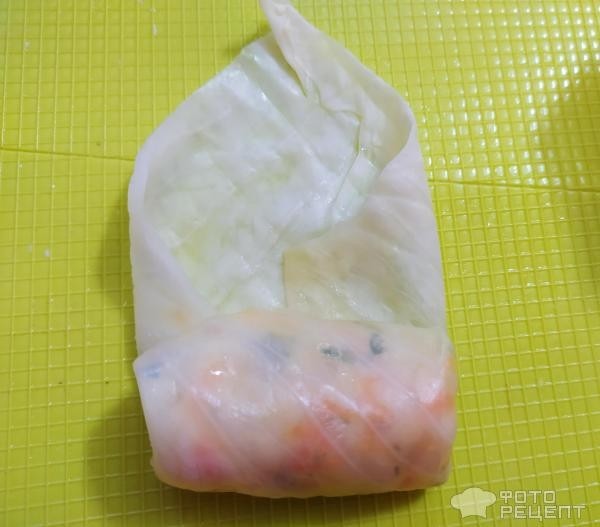 Рецепт: Постные голубцы - по-домашнему