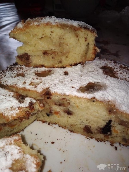 Рецепт: Бисквит "Шарлотка" - "из остатков"