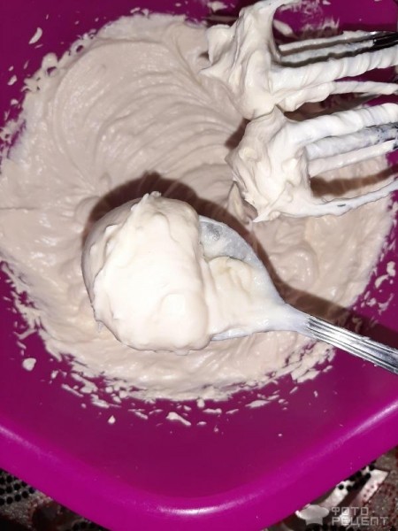 Рецепт: Бисквитный торт пломбир - По домашнему