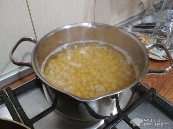 Рецепт: Нут в томатном соусе - с овощами