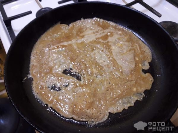 Рецепт: Омлет тамаго-яки - с соевым соусом