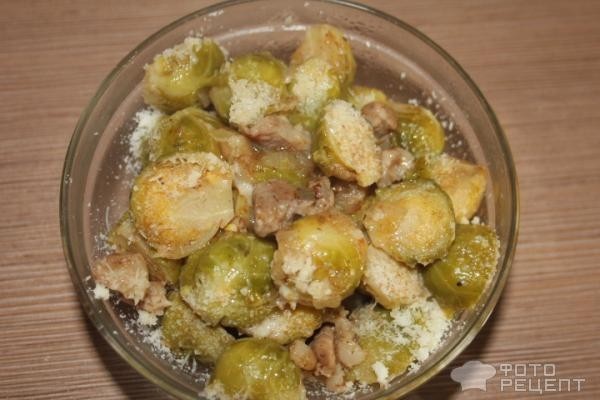 Рецепт: Брюссельская капуста тушеная по-итальянски - в мультиварке