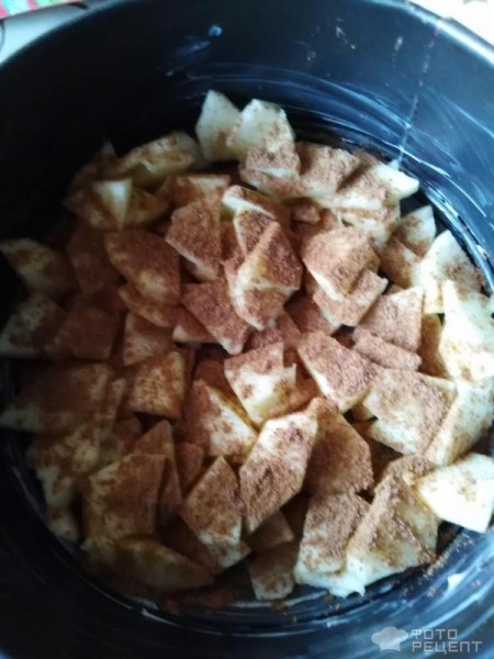 Рецепт: Бисквит "Шарлотка" - "из остатков"