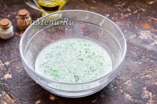 Блины со шпинатом и сыром