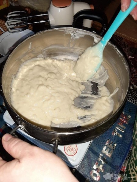 Рецепт: Бисквитный торт пломбир - По домашнему