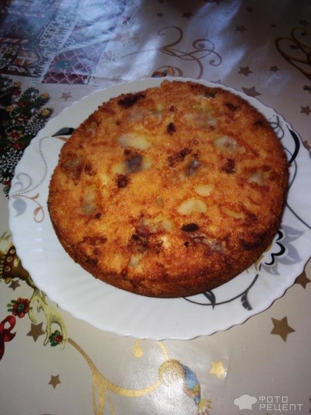 Рецепт: Бисквит "Шарлотка" - "из остатков"