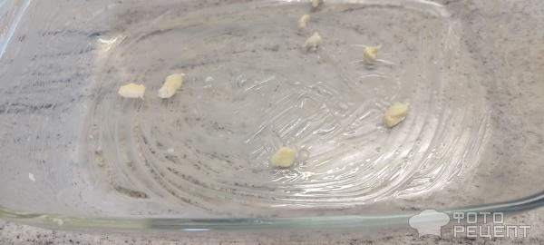 Рецепт: Пирог манник-зебра на кефире - с какао