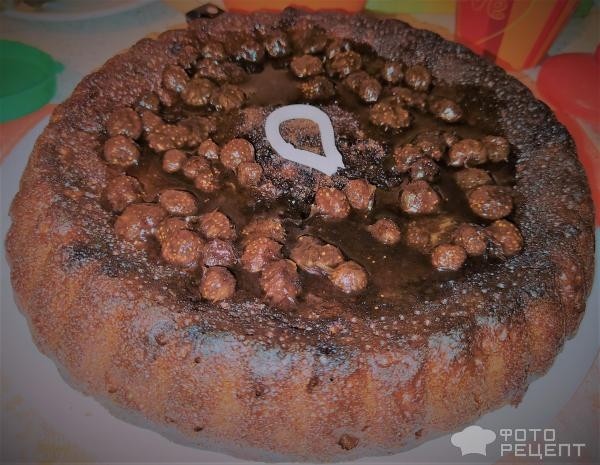 Рецепт: Пирог с вареньем - С вареньем и кефиром