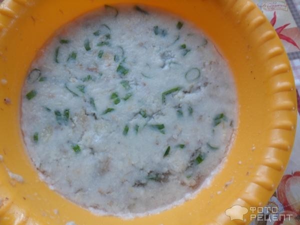 Рецепт: Холодец из свиных ножек - с зеленым луком