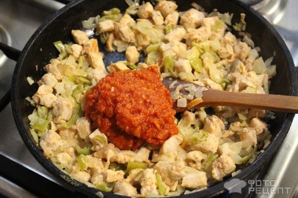 Рецепт: Мексиканское тако - С курицей