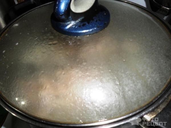 Рецепт: Холодец из свиных ножек - с зеленым луком