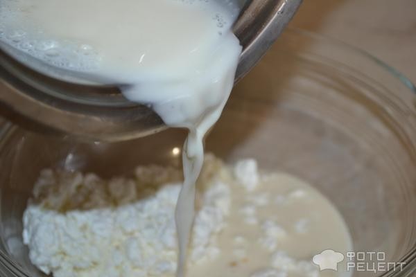 Рецепт: Торт бисквитный с творожным суфле - шоколадно-кофейный с лимоном