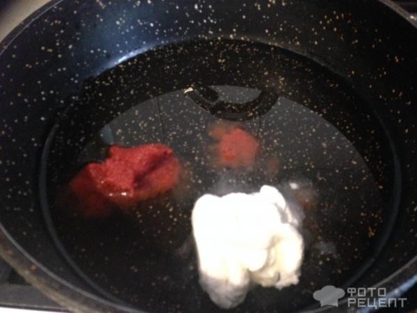 Рецепт: Тефтели в томатно-сметанном соусе - Для любимого внука.