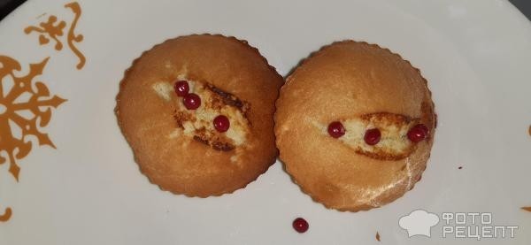 Рецепт: Кекс с мандаринами и вишней - Экономный.