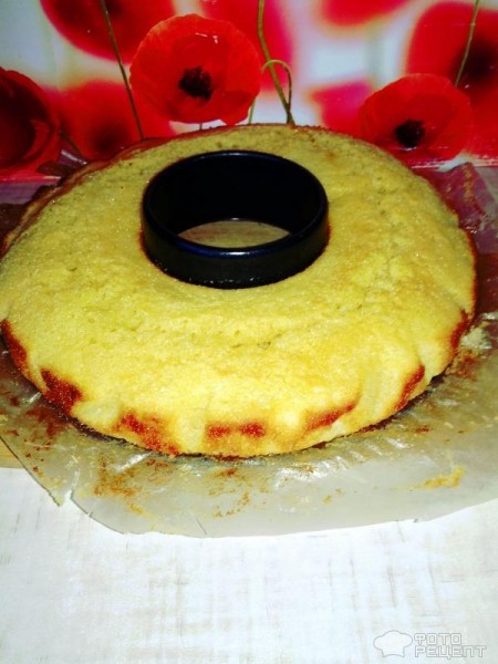 Рецепт: Манник на кефире без муки - Манник из "Смака". Очень вкусный, быстрый, нежный.