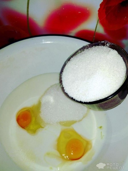 Рецепт: Манник на кефире без муки - Манник из "Смака". Очень вкусный, быстрый, нежный.