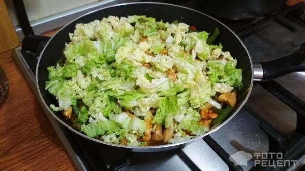 Рецепт: Куриное филе со стручковой фасолью - и другими овощами, вкусно, быстро,