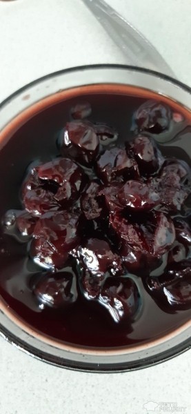 Рецепт: Кекс с мандаринами и вишней - Экономный.