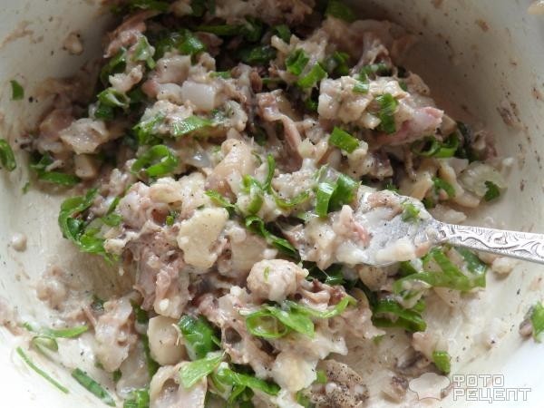 Рецепт: Холодец из свиных ножек - с зеленым луком