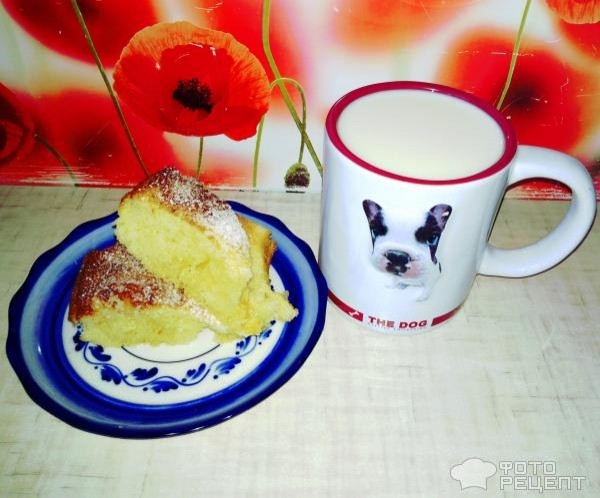 Рецепт: Манник на кефире без муки - Манник из "Смака". Очень вкусный, быстрый, нежный.