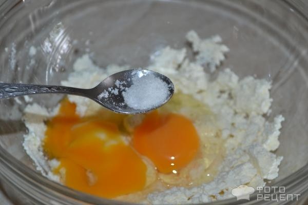 Рецепт: Торт бисквитный с творожным суфле - шоколадно-кофейный с лимоном