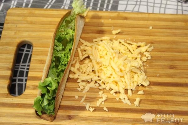 Рецепт: Мексиканское тако - С курицей