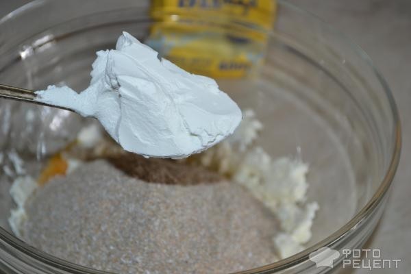 Рецепт: Торт бисквитный с творожным суфле - шоколадно-кофейный с лимоном