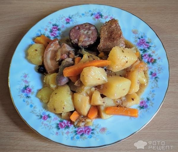 Рецепт: Мясные горшочки - в духовке